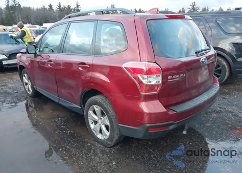 2016 Subaru Forester 2.5I from USA, damaged, VIN JF2SJABC2GH452144